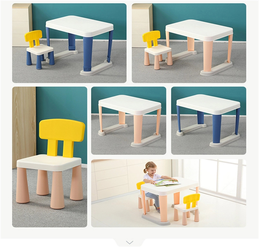 Wholesale plastic furniture sets children table and chair for kindergarten kids use