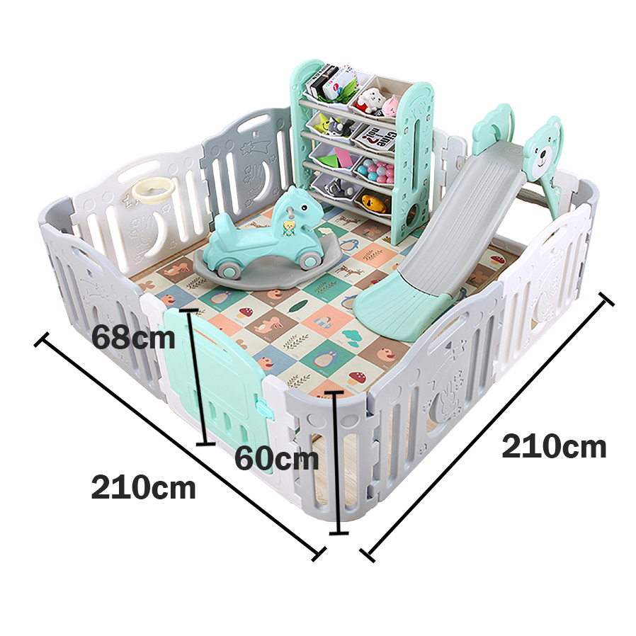 New arrival foldable indoor plastic fences for sale baby safety playpen 