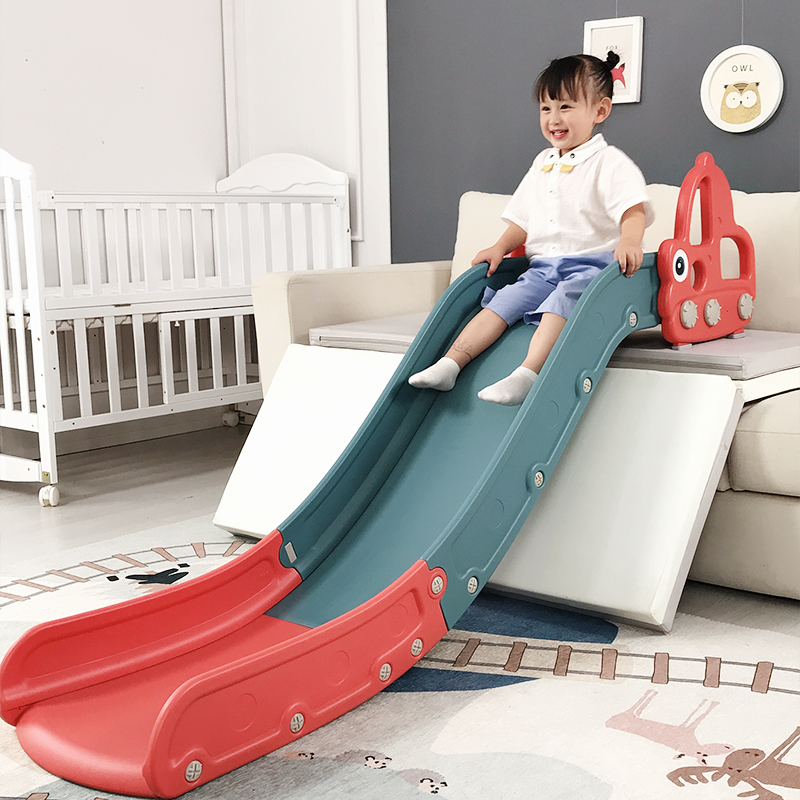 Factory direct wholesale plastic material Indoor kids slippery slide 