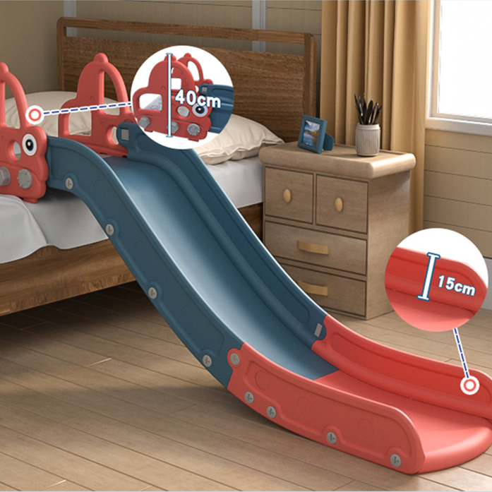 Factory direct wholesale plastic material Indoor kids slippery slide 