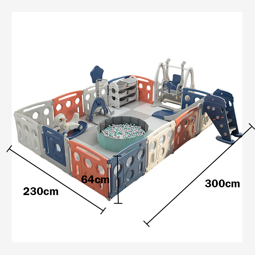 Home assembly playroom children plastic play fence for sale