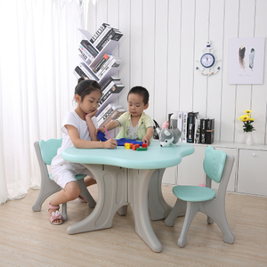 Indoor children furniture sets kids learning table and chair for early education 