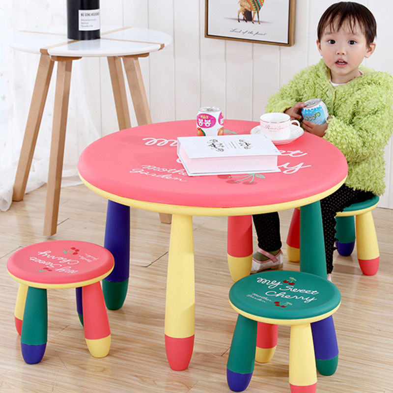 Kids table study kids chair and table sets home furniture plastic kids activity table chair 