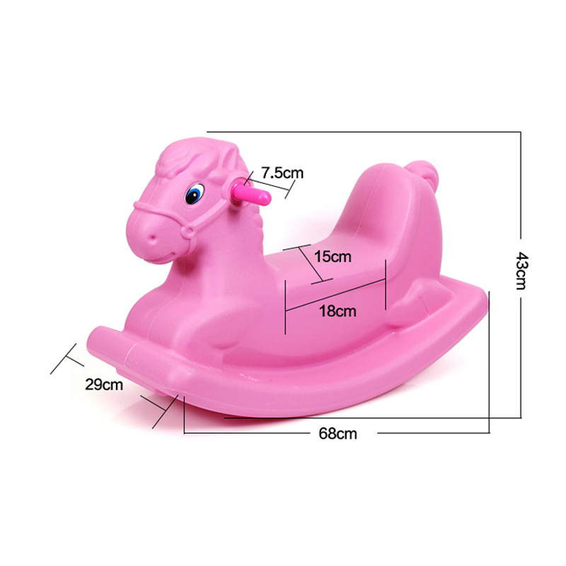 Indoor cheap plastic rocking horse for gift / Ride on animal toys 