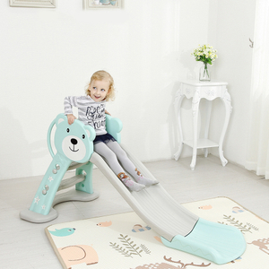 Children indoor playground kids plastic slide single