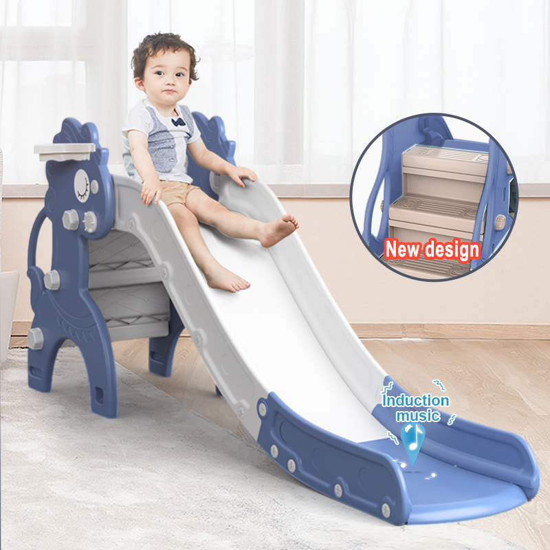  Large indoor plastic kids slide and plaground toy